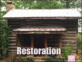 Historic Log Cabin Restoration  Toombs County, Georgia